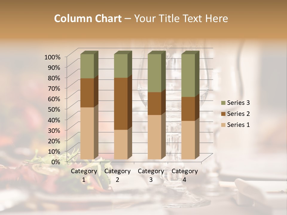 Tablecloth Bright Table PowerPoint Template