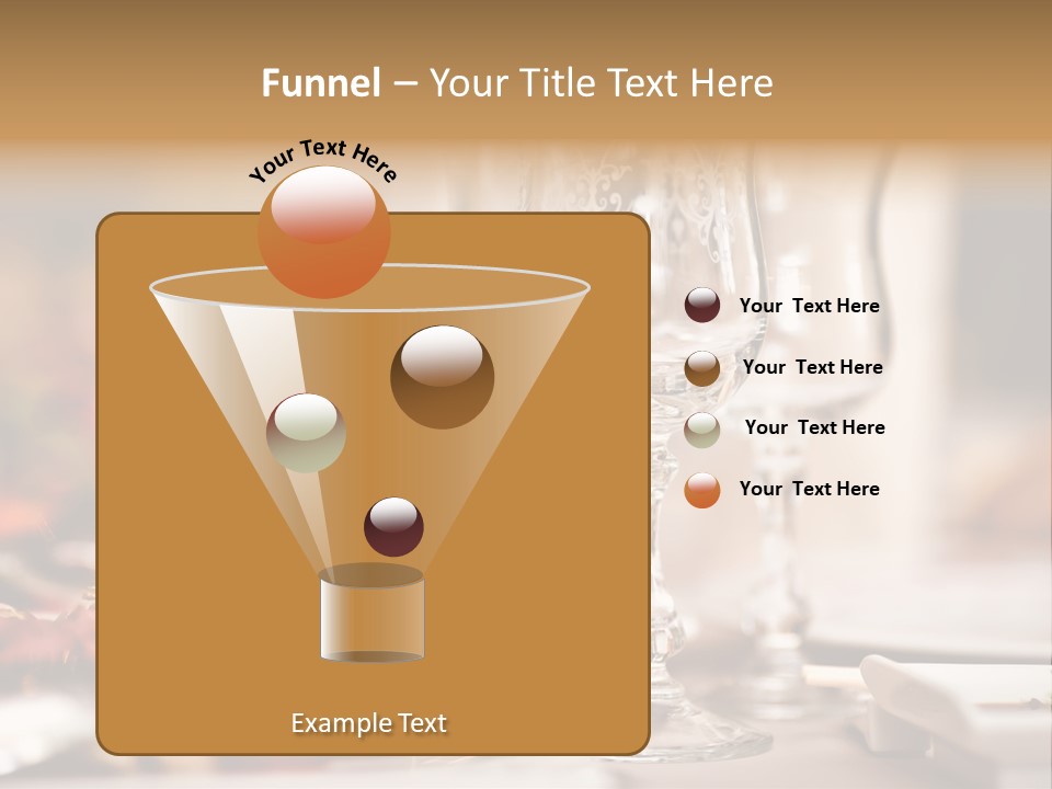 Tablecloth Bright Table PowerPoint Template