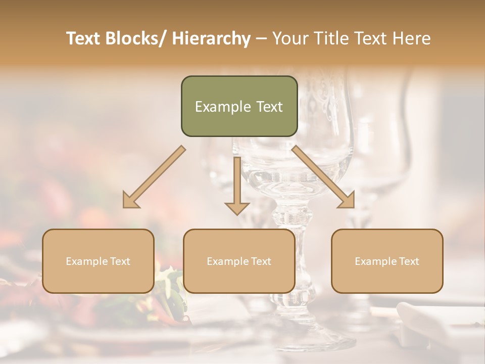 Tablecloth Bright Table PowerPoint Template