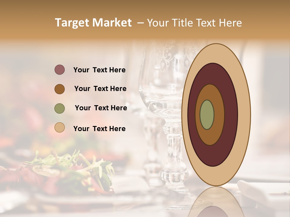 Tablecloth Bright Table PowerPoint Template