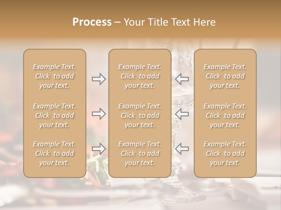 Tablecloth Bright Table PowerPoint Template