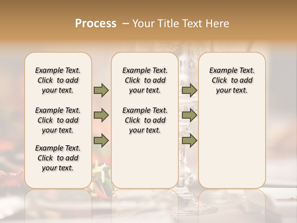 Tablecloth Bright Table PowerPoint Template