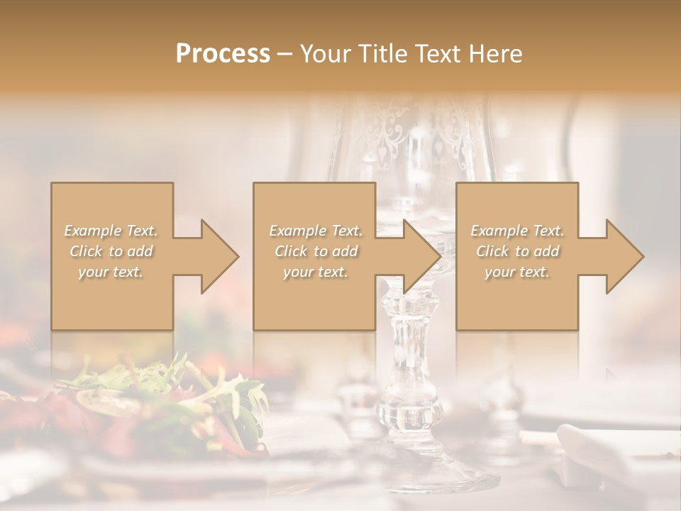 Tablecloth Bright Table PowerPoint Template