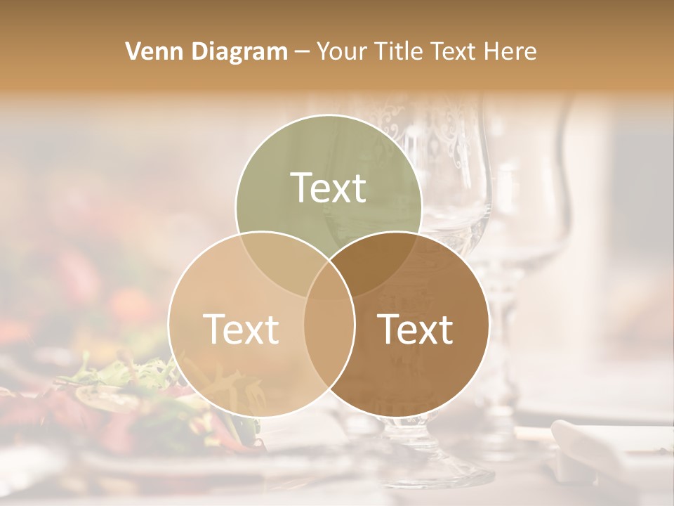 Tablecloth Bright Table PowerPoint Template