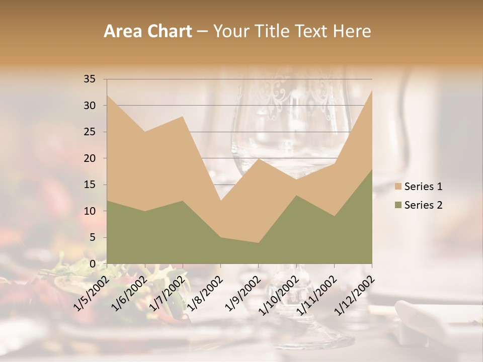 Tablecloth Bright Table PowerPoint Template