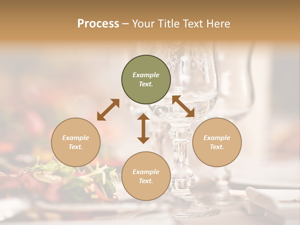 Tablecloth Bright Table PowerPoint Template