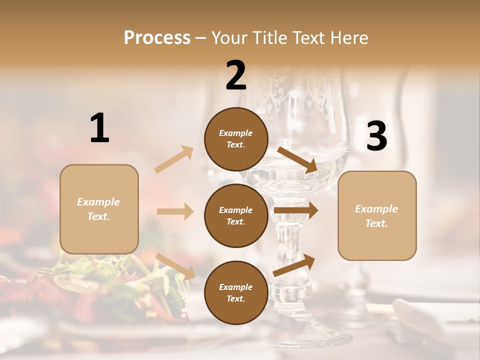 Tablecloth Bright Table PowerPoint Template