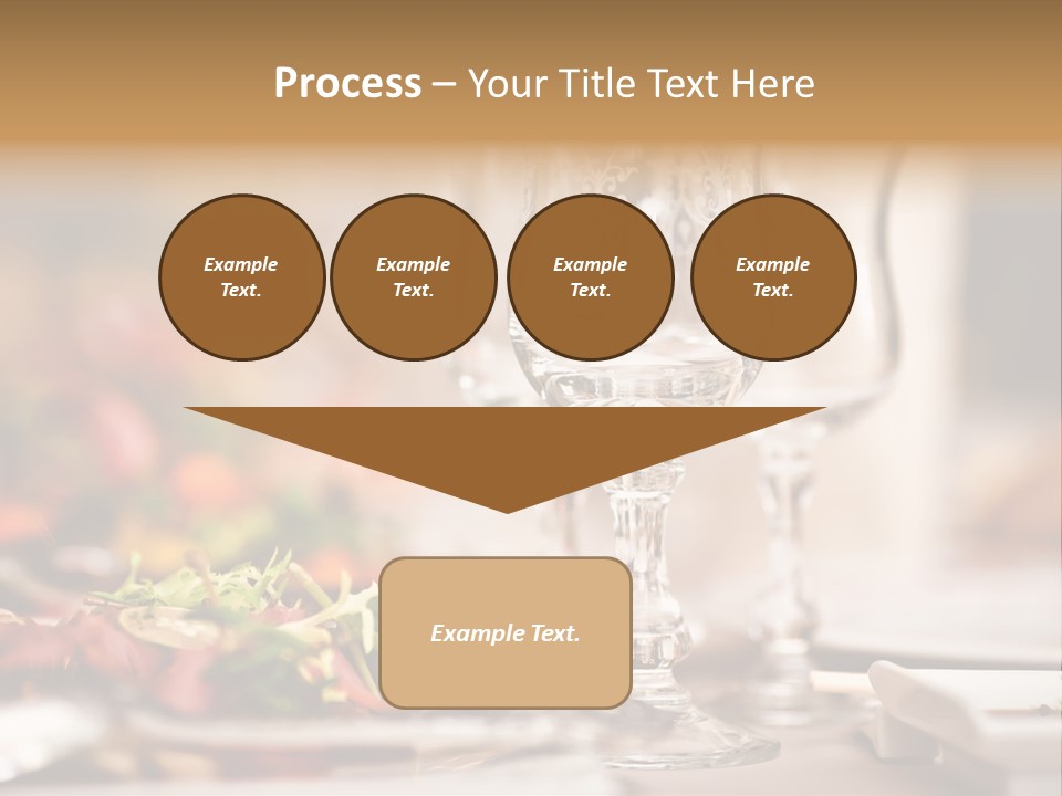 Tablecloth Bright Table PowerPoint Template