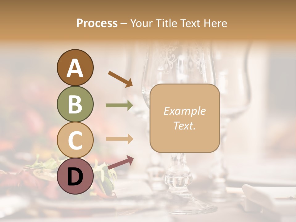 Tablecloth Bright Table PowerPoint Template