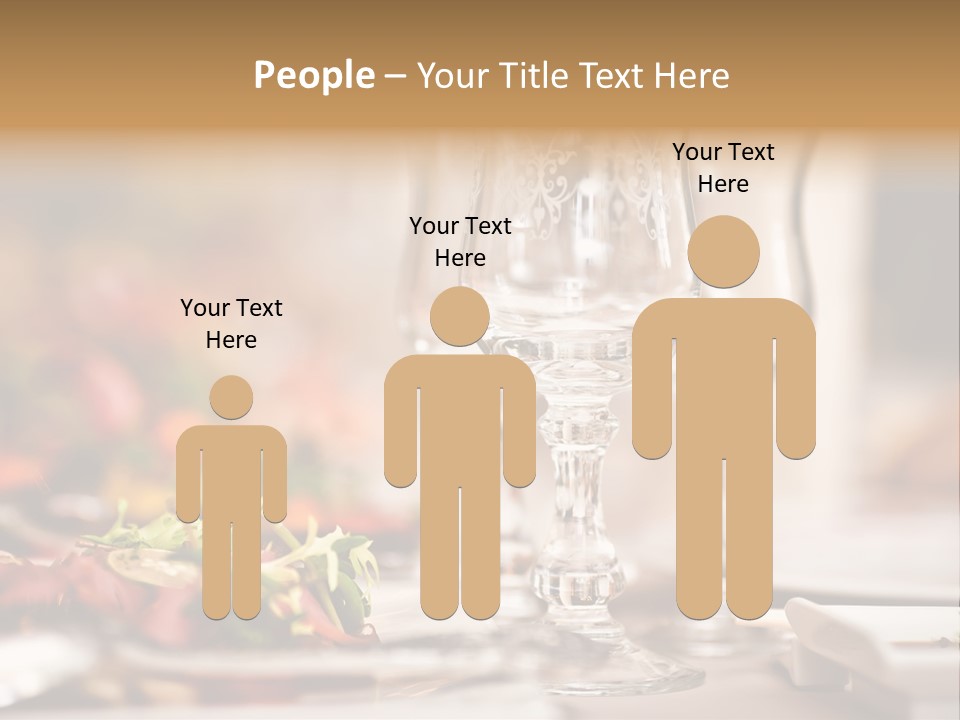 Tablecloth Bright Table PowerPoint Template