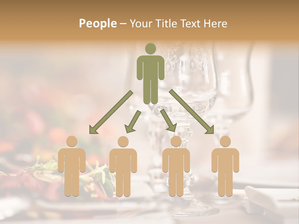 Tablecloth Bright Table PowerPoint Template