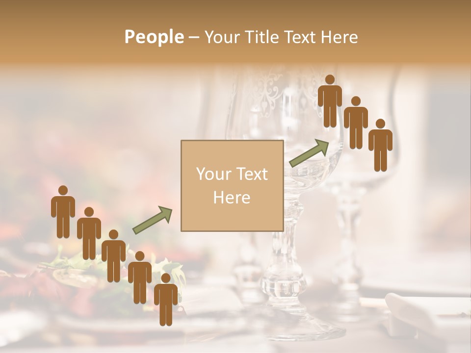 Tablecloth Bright Table PowerPoint Template