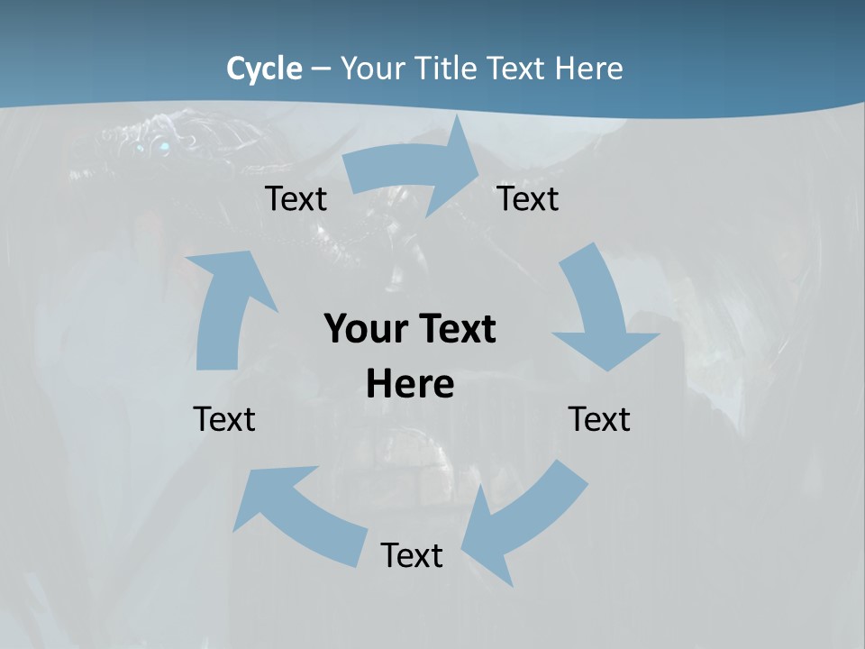 Dragon Tail Animal PowerPoint Template
