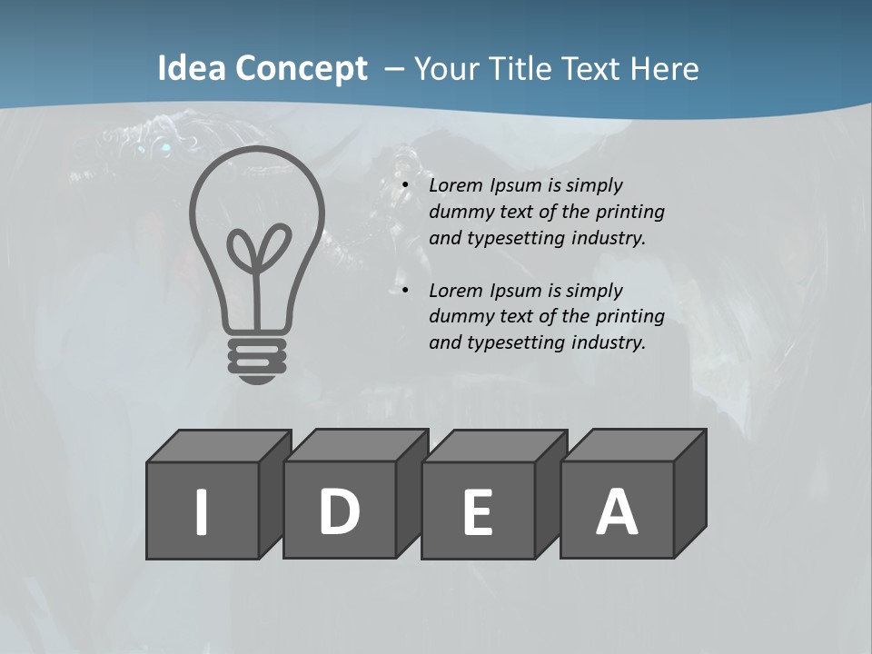 Dragon Tail Animal PowerPoint Template