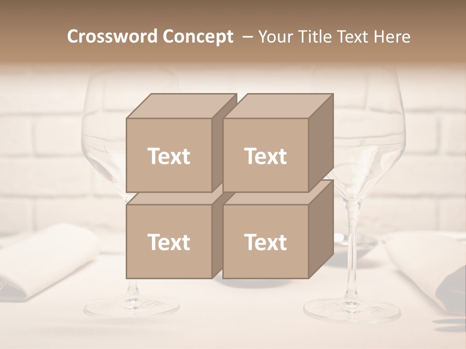 Drink Knife Food PowerPoint Template