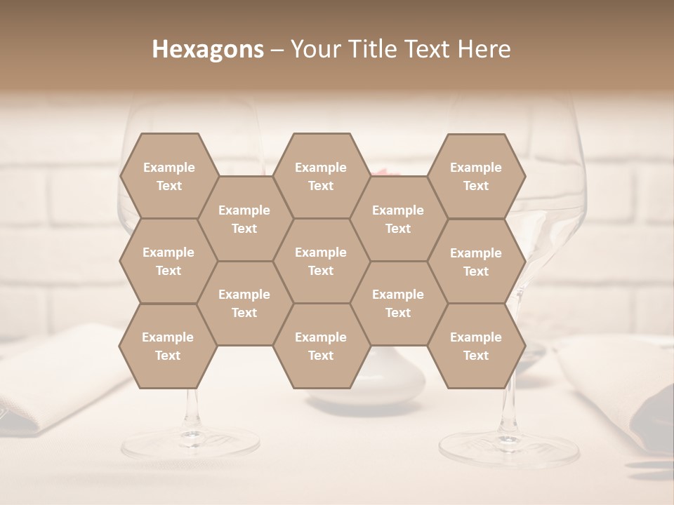 Drink Knife Food PowerPoint Template