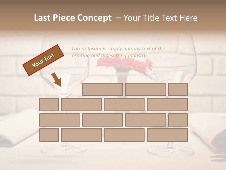 Drink Knife Food PowerPoint Template