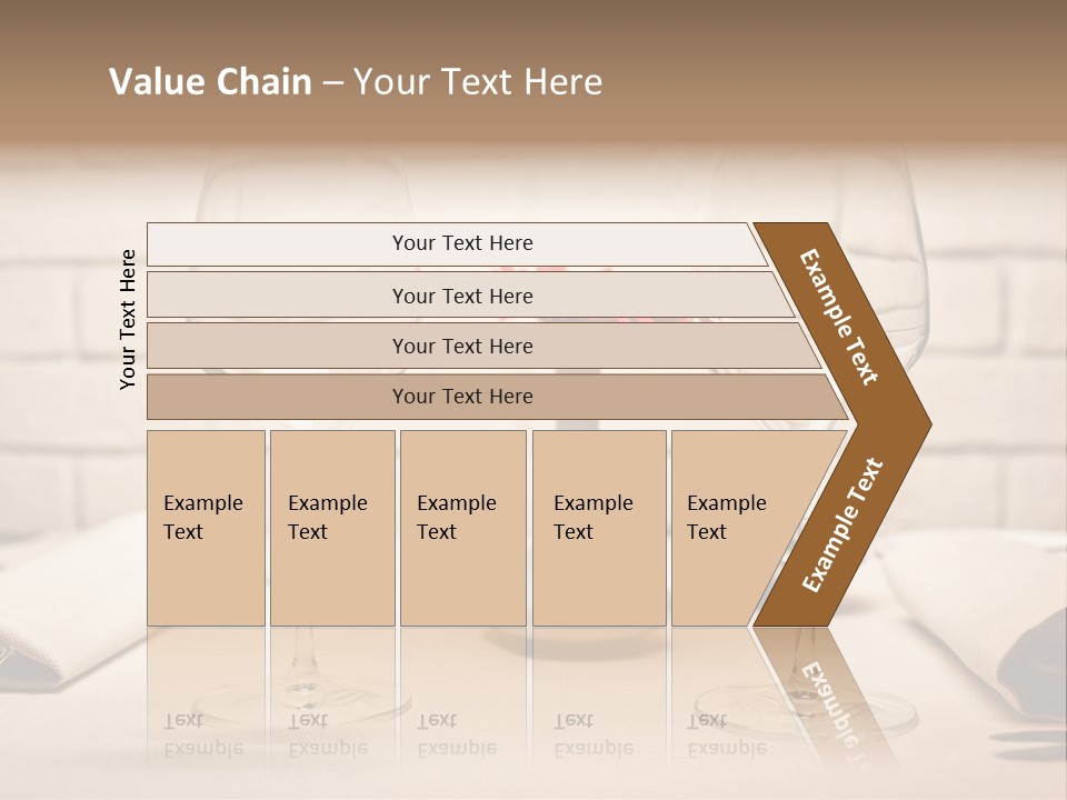 Drink Knife Food PowerPoint Template