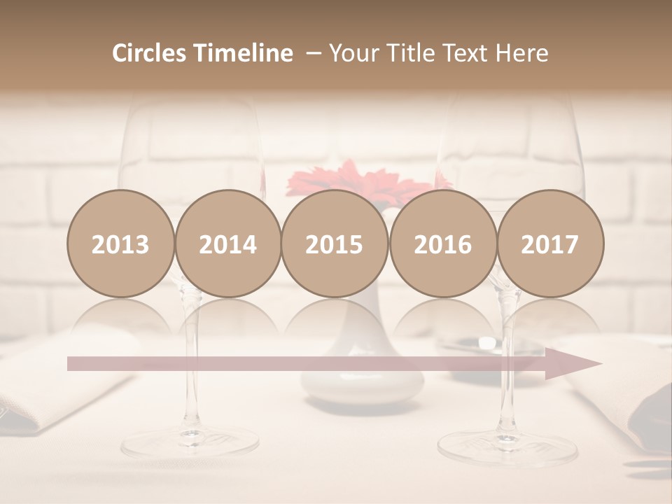 Drink Knife Food PowerPoint Template