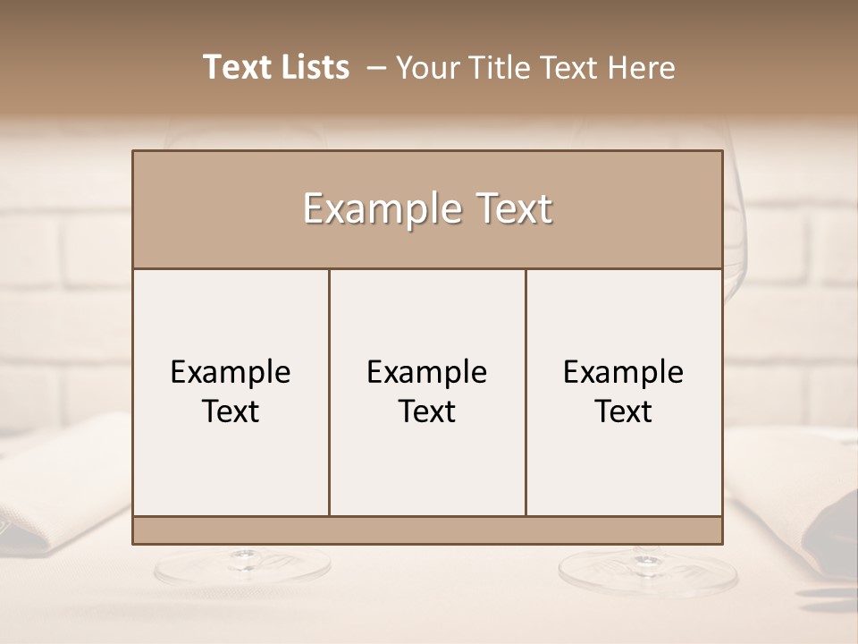 Drink Knife Food PowerPoint Template