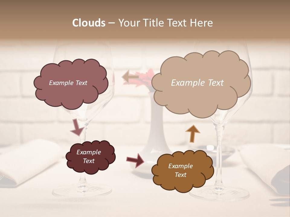 Drink Knife Food PowerPoint Template