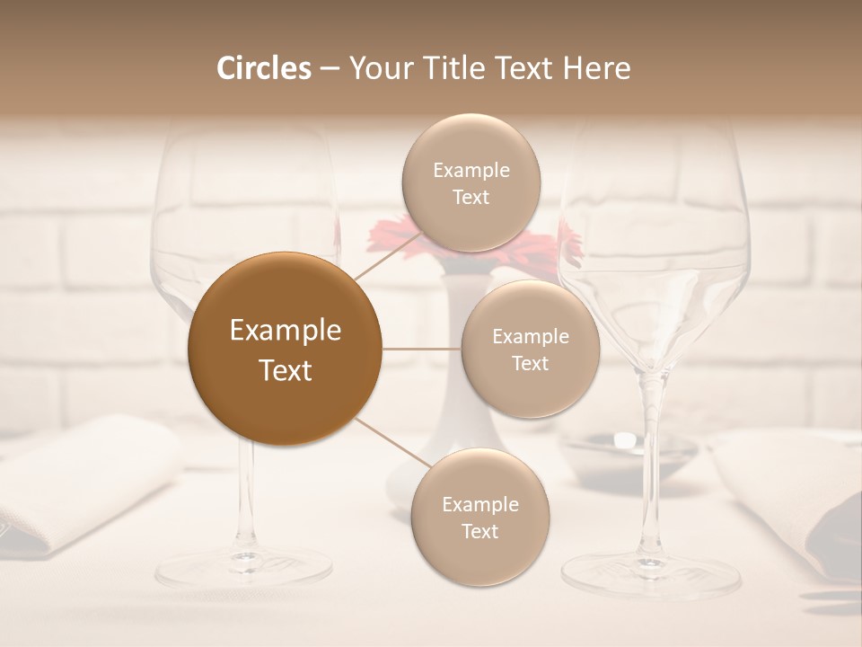 Drink Knife Food PowerPoint Template