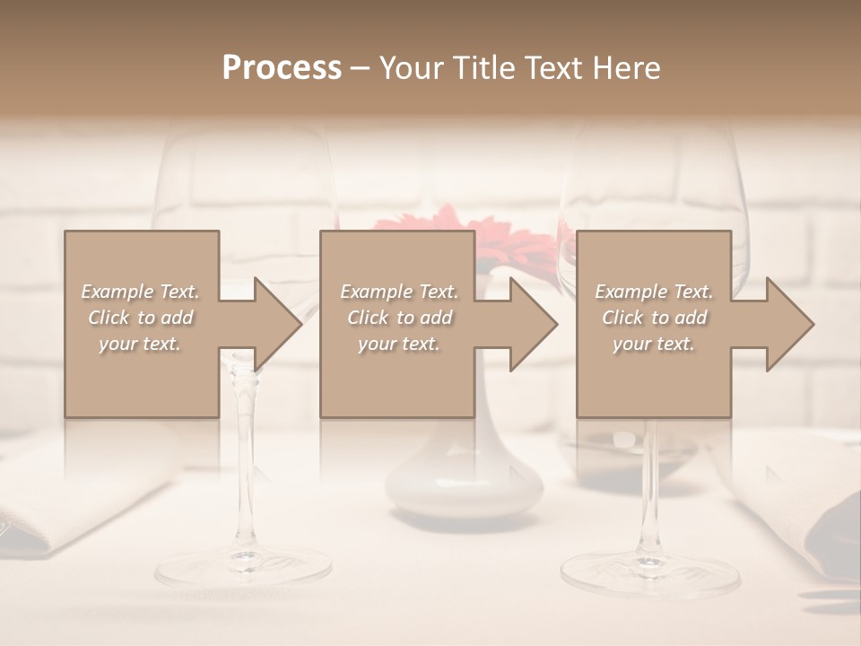 Drink Knife Food PowerPoint Template