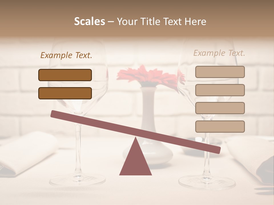 Drink Knife Food PowerPoint Template