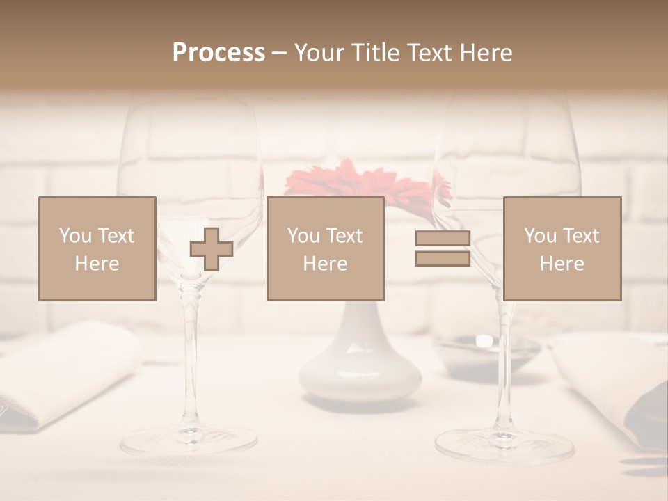 Drink Knife Food PowerPoint Template