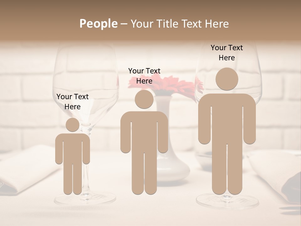 Drink Knife Food PowerPoint Template