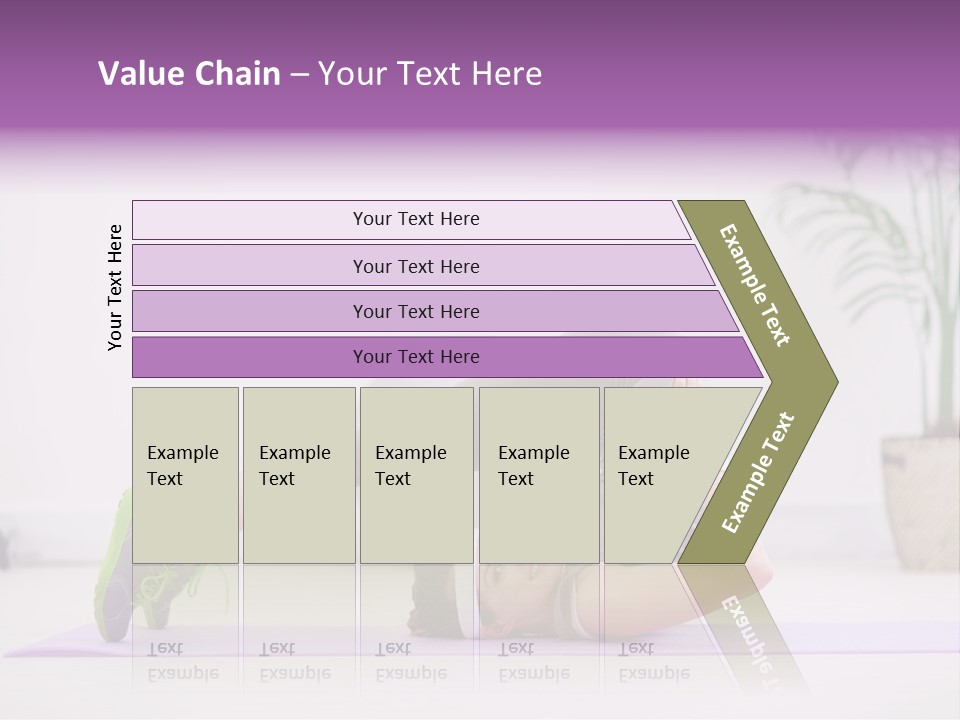 Space Athlete Brunette PowerPoint Template