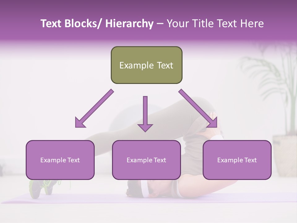 Space Athlete Brunette PowerPoint Template