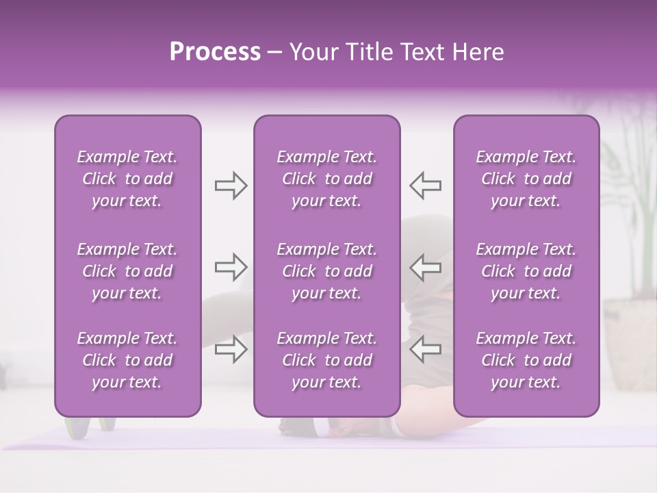 Space Athlete Brunette PowerPoint Template