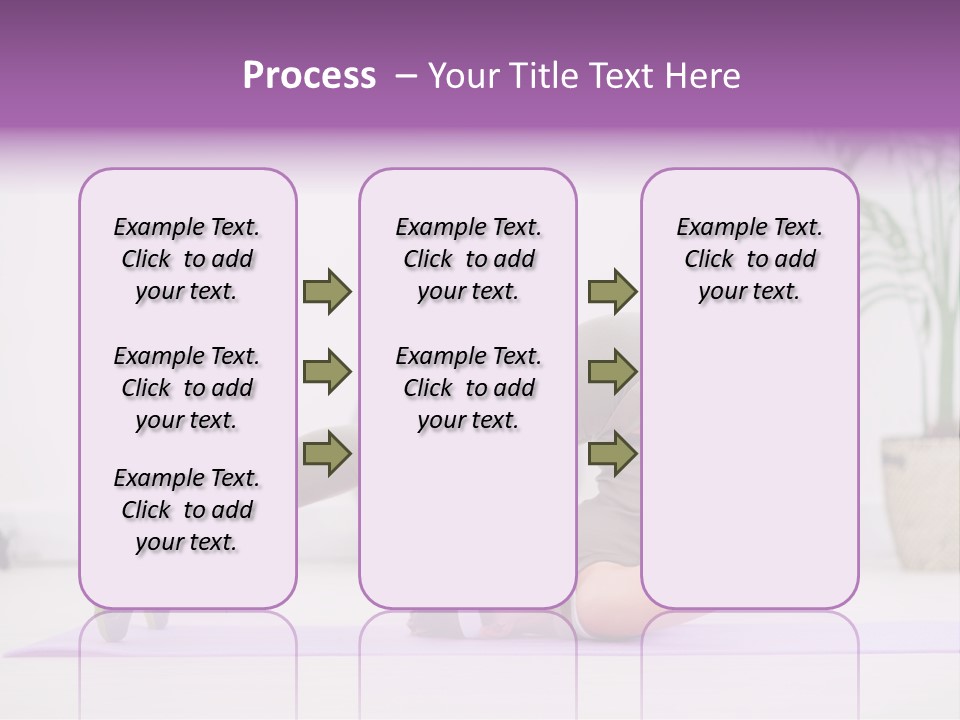 Space Athlete Brunette PowerPoint Template