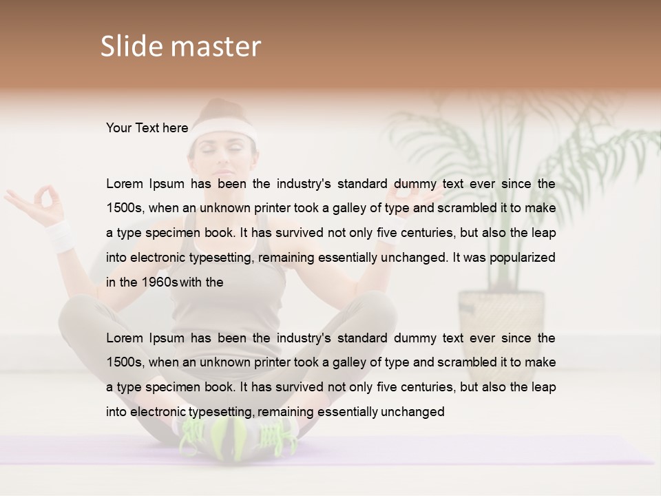 Training Workout Healthy PowerPoint Template