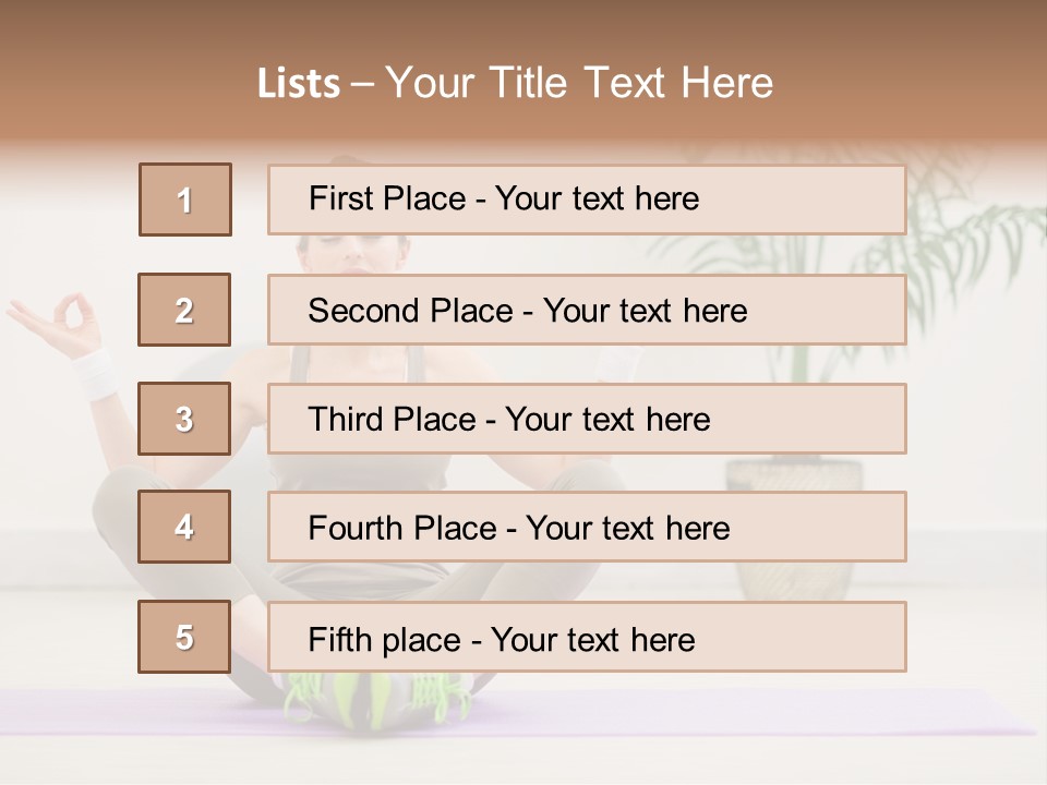 Training Workout Healthy PowerPoint Template