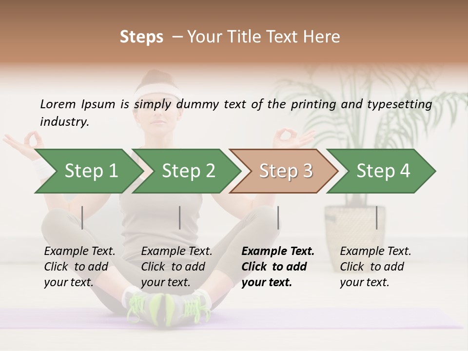 Training Workout Healthy PowerPoint Template
