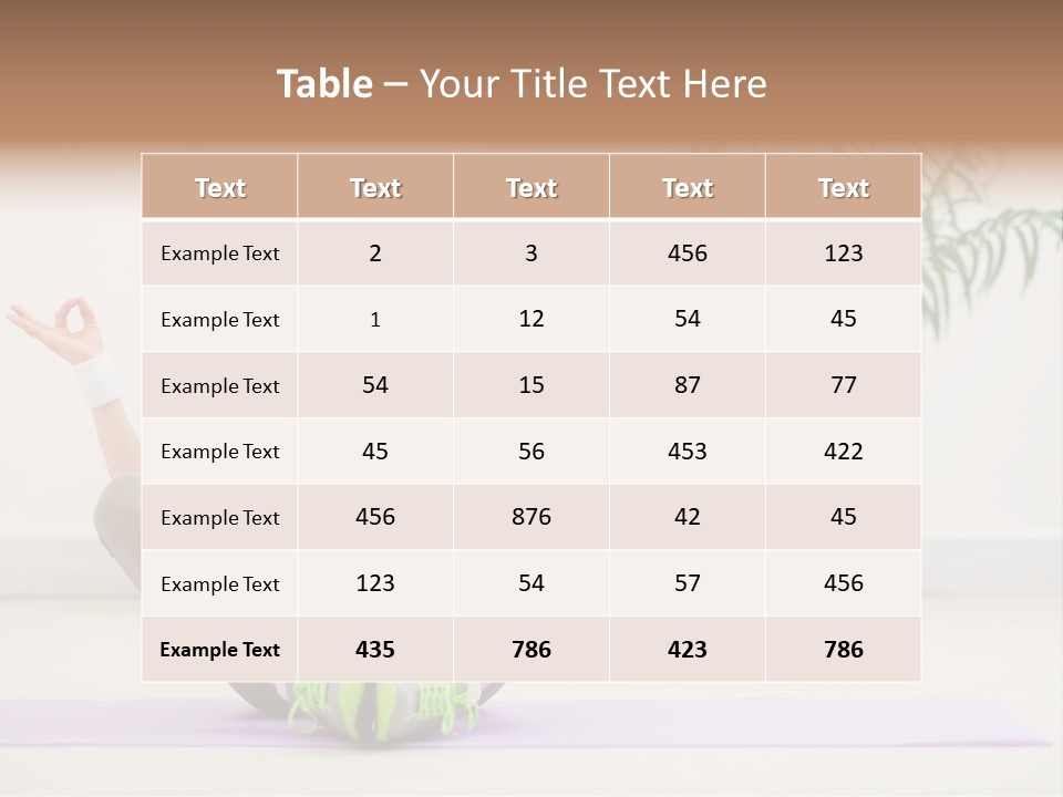 Training Workout Healthy PowerPoint Template