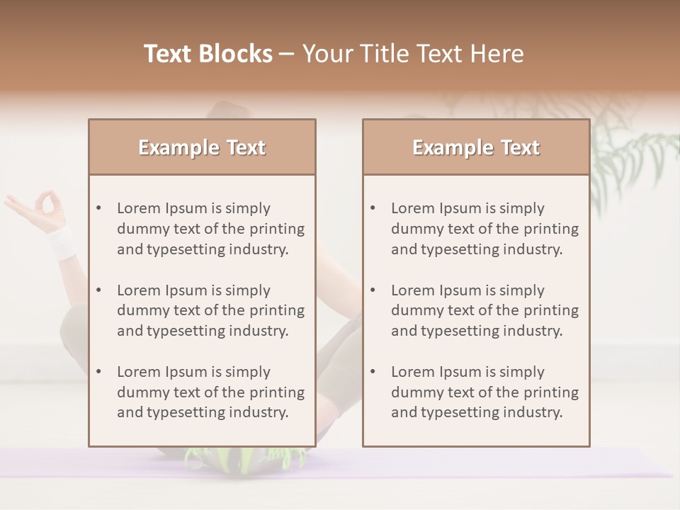 Training Workout Healthy PowerPoint Template