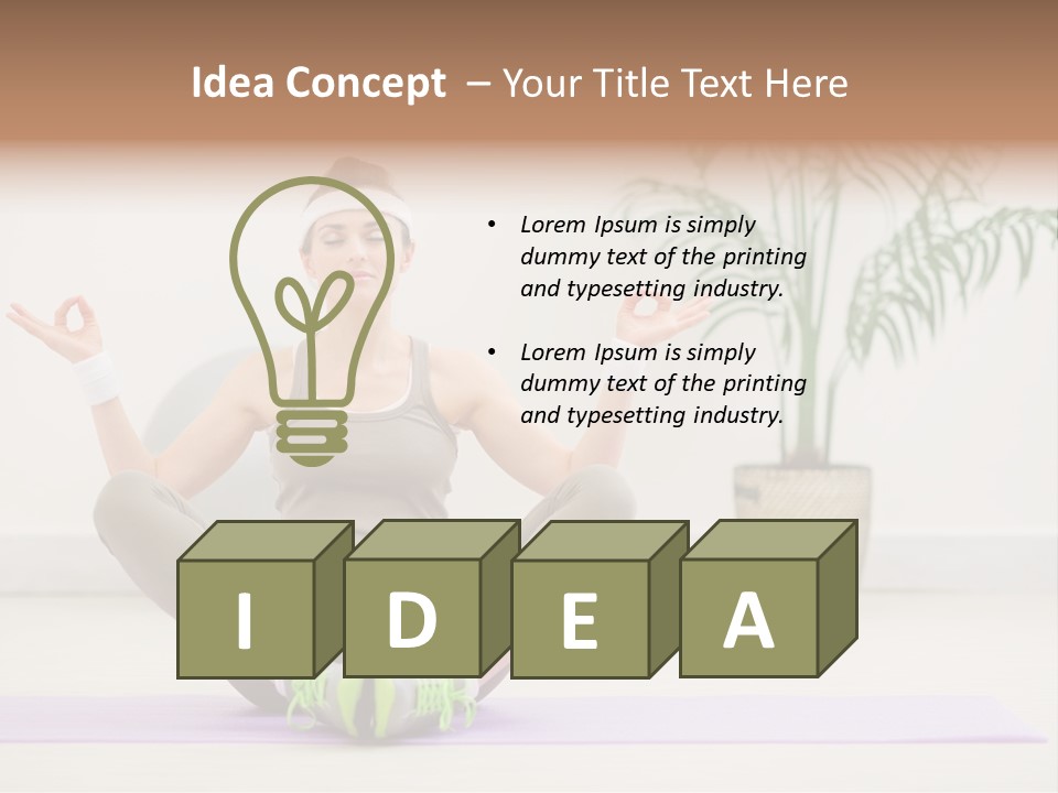 Training Workout Healthy PowerPoint Template