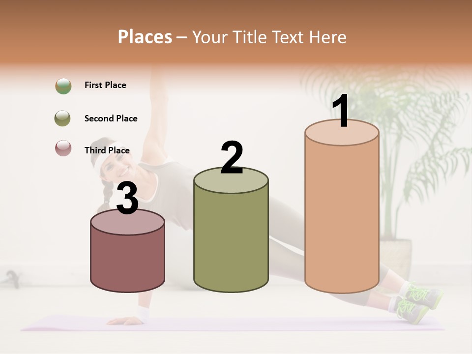 Domestic Gym Female PowerPoint Template