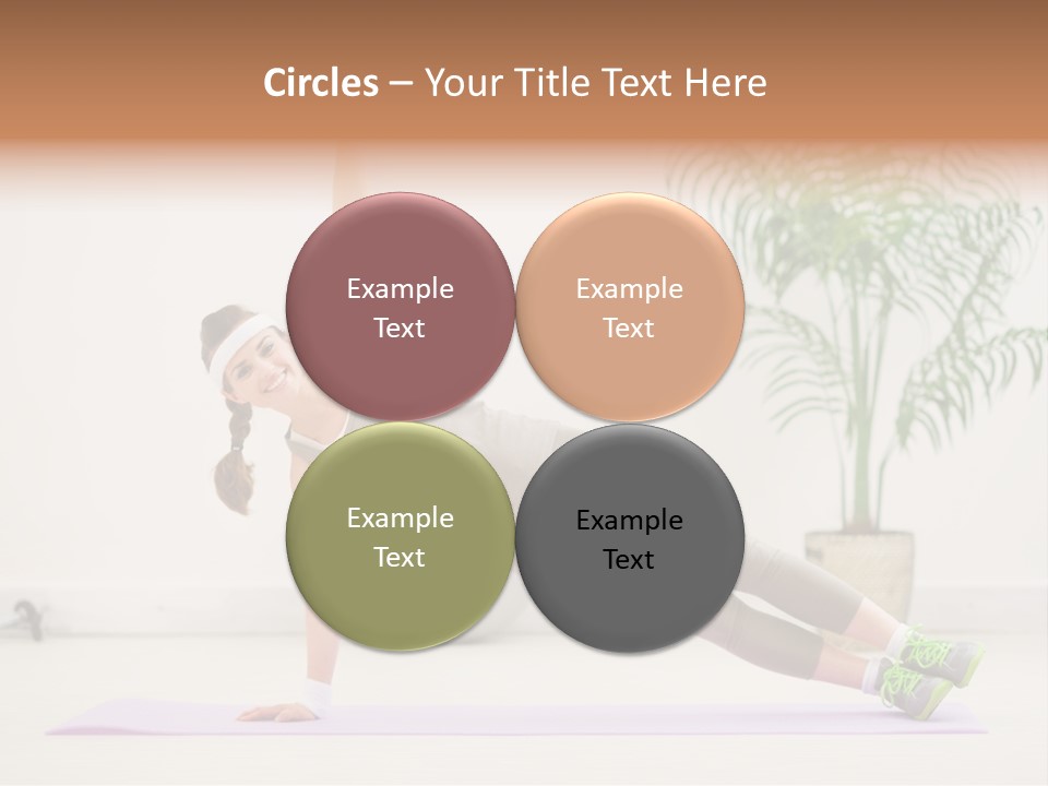 Domestic Gym Female PowerPoint Template