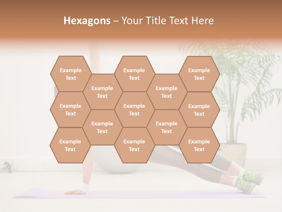 Domestic Gym Female PowerPoint Template