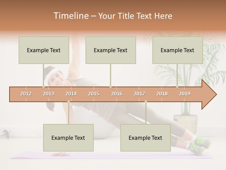 Domestic Gym Female PowerPoint Template