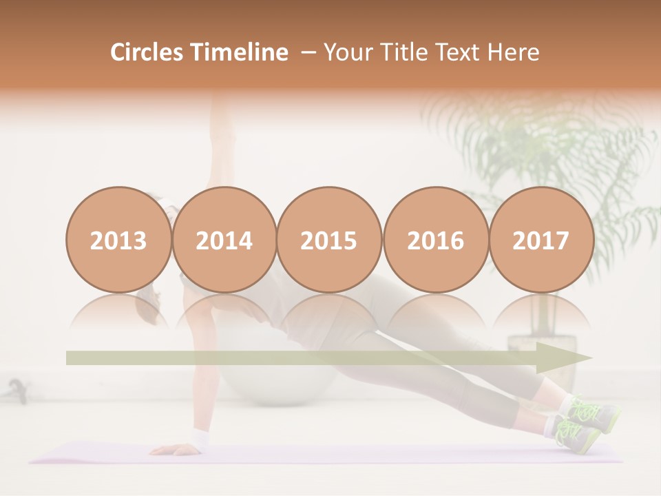 Domestic Gym Female PowerPoint Template