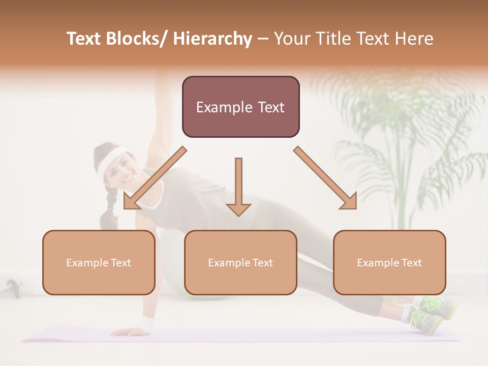 Domestic Gym Female PowerPoint Template