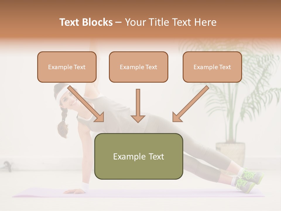 Domestic Gym Female PowerPoint Template