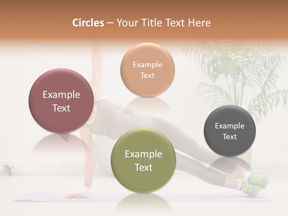 Domestic Gym Female PowerPoint Template