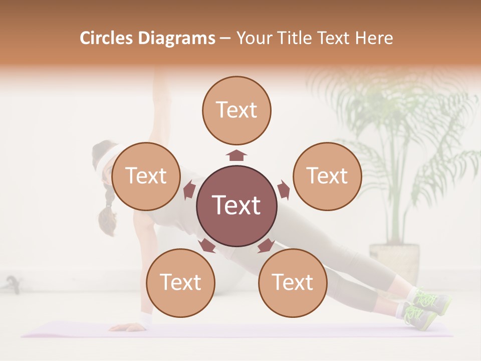 Domestic Gym Female PowerPoint Template