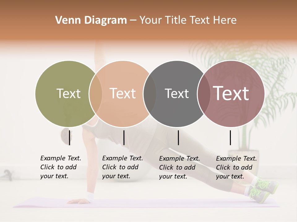 Domestic Gym Female PowerPoint Template